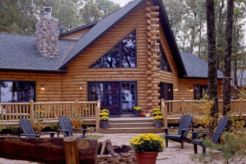 A Client Modified - Eagle Prow V Log Homes Photo Album