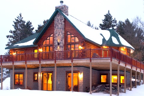 A Client Modified - North Carolina Log Homes Photo Album