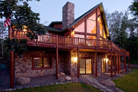 A Client Modified - Wisconsin Dells Log Homes Photo Album