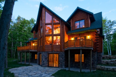 A Client Modified - Lodge Log Homes Photo Album