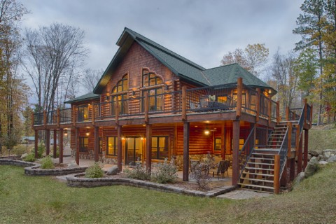 A Client Modified - Hybrid North Carolina Log Homes Photo Album