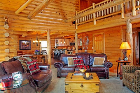 A Client Modified - Myrtle Beach (CP-0514) Log Homes Photo Album