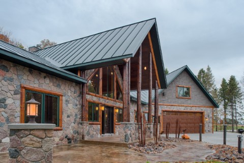 Custom Hybrid 2 Log Homes Photo Album