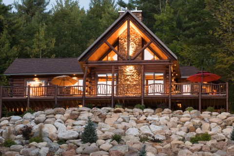 A Client Modified - South Carolina Log Homes Photo Album