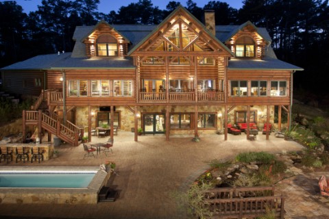 A Client Modified - Texas Timber - Log Hybrid Log Homes Photo Album