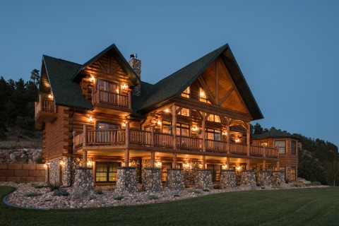 A Client Modified - Country's Best - Mountain Home Log Homes Photo Album