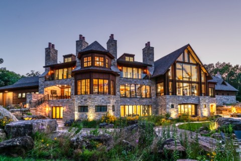17000 Square Foot Luxury Estate Log Homes Photo Album