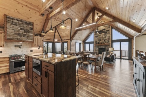 Island View Log Homes Photo Album