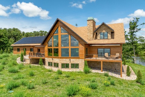 Petenwell Lake Home Log Homes Photo Album