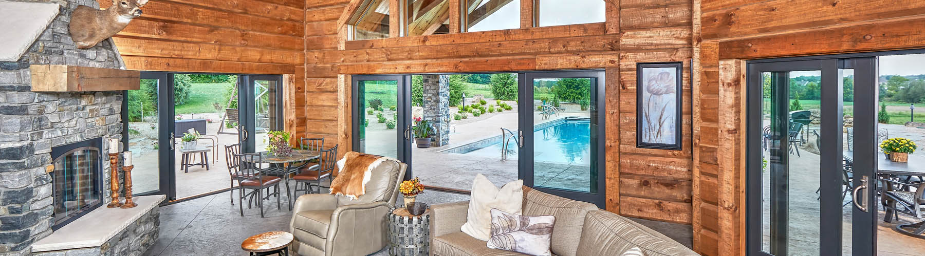 Timber Home On A Private Airstrip