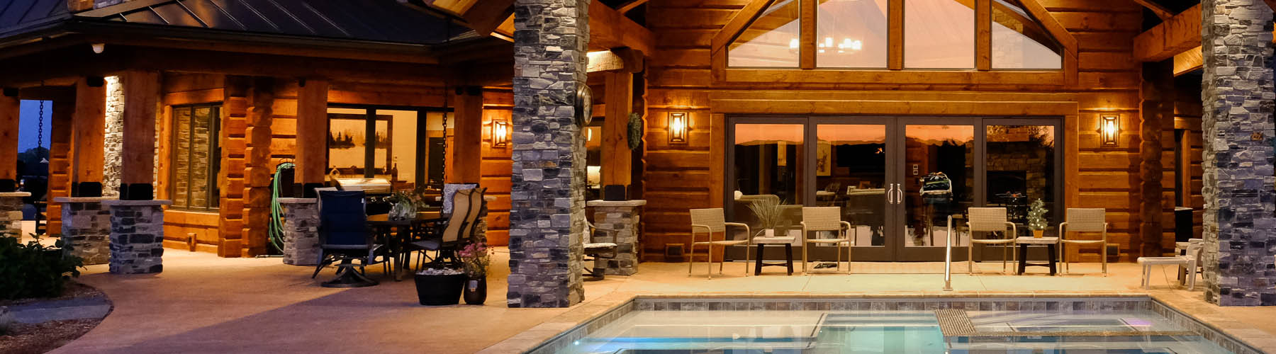 Timber Home On A Private Airstrip