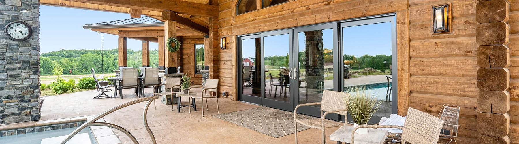 Timber Home On A Private Airstrip