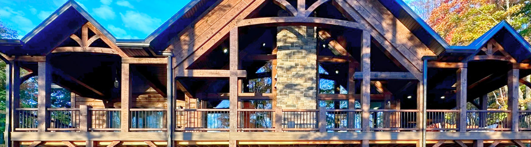 Lakeside Vacation Timber Home