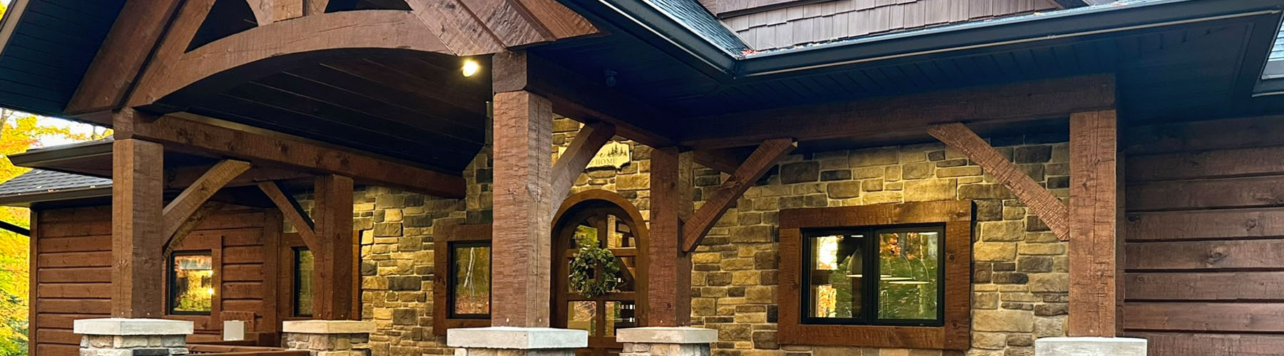 Lakeside Vacation Timber Home