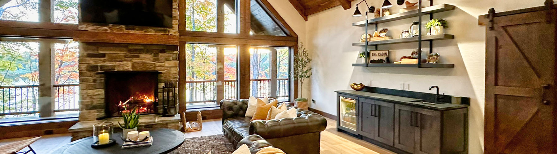 Lakeside Vacation Timber Home