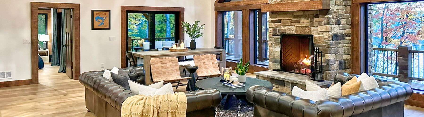 Lakeside Vacation Timber Home