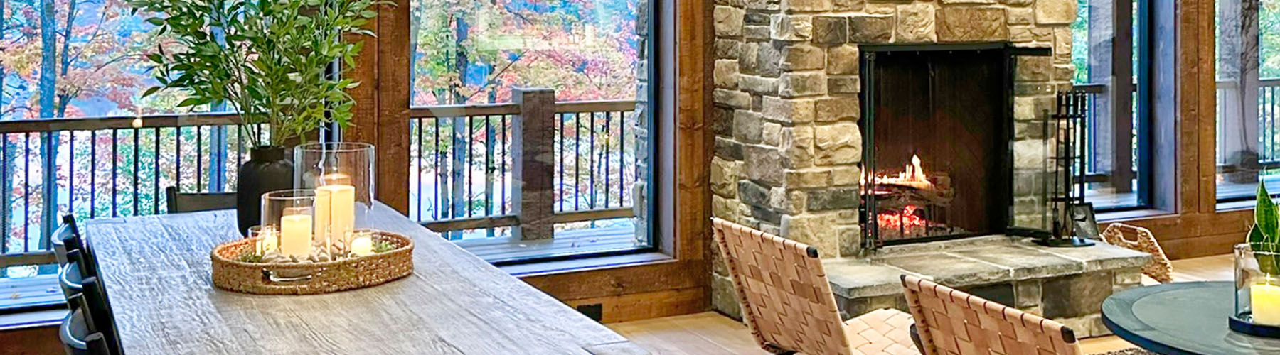 Lakeside Vacation Timber Home