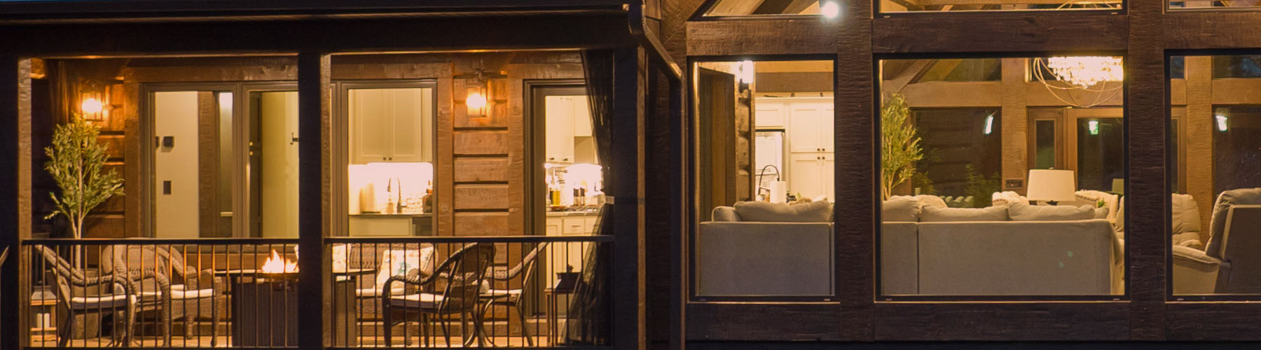 Michigan Timber Lake Exposed Beam