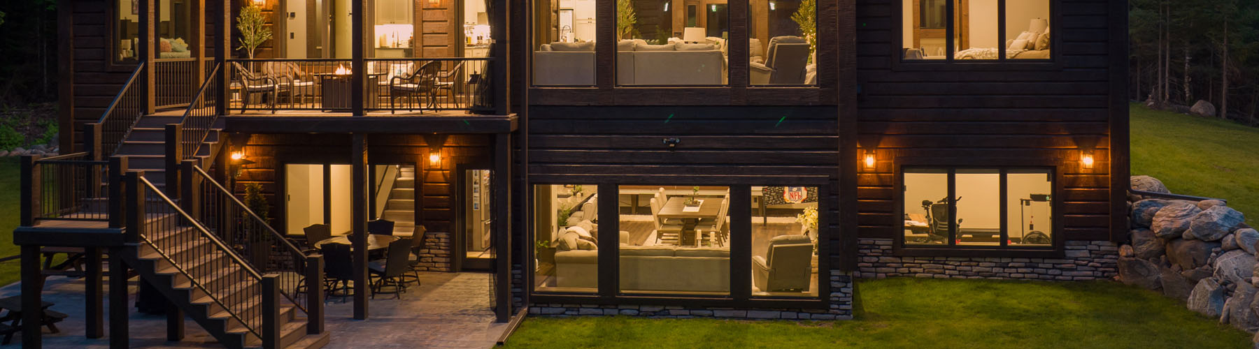 Michigan Timber Lake Exposed Beam