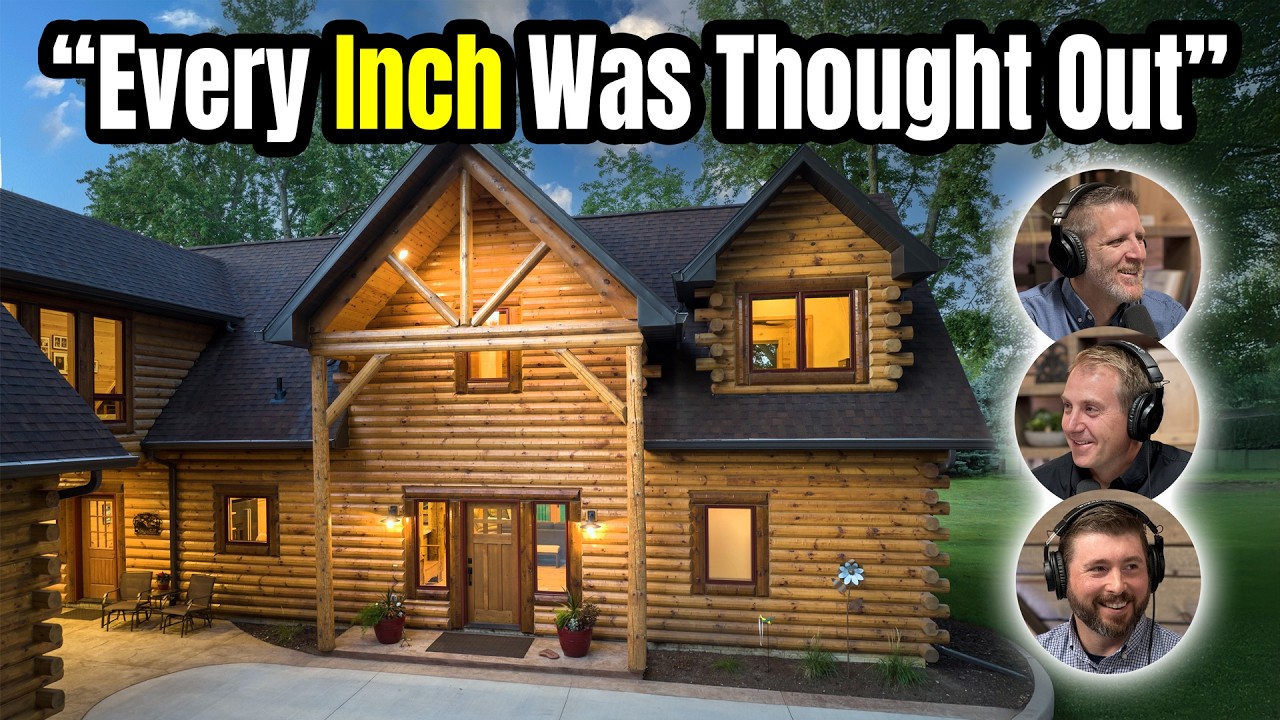 Dream Log Home Designed for Family & Entertaining!