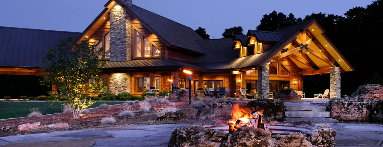 Timber Home On A Private Airstrip